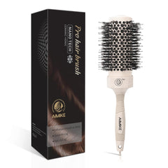 AIMIKE Round Brush for Blow Drying, 1.7 Inch (Wheat Straw)