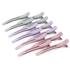 AIMIKE No-Crease Duckbill Hair Clips for Styling and Sectioning (Morandi Series) - 12pcs