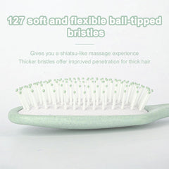 AIMIKE Detangling Hair Brush for for Wet & Dry Hair, Green