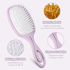 AIMIKE Detangling Hair Brush for for Wet & Dry Hair, Lavender