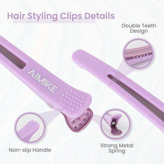 Macaron Color Hair Clips for Styling and Sectioning