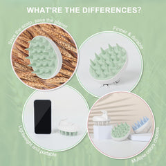 Eco-Friendly Scalp Massager Shampoo Brush