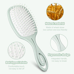 AIMIKE Detangling Hair Brush for for Wet & Dry Hair, Green