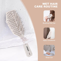 AIMIKE Vented Detangling Hair Brush - Oatmeal