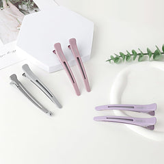 Morandi Color Hair Clips for Styling and Sectioning