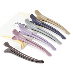 AIMIKE Professional Hair Clips for Styling and Sectioning (Morandi Series) - 6pcs