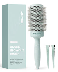 NaturaVol Round Brush for Blow Out (Sage Green)