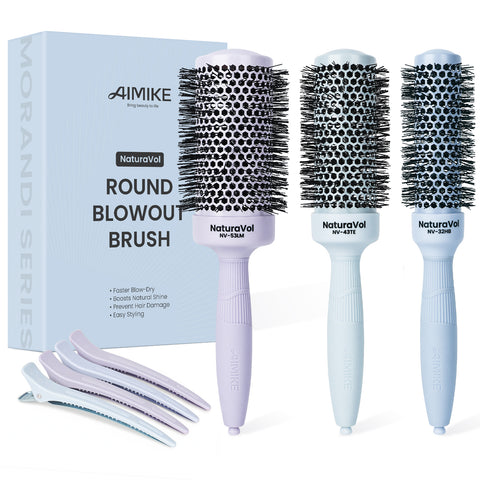 NaturaVol Round Brush for Blow Out（Morandi Color）