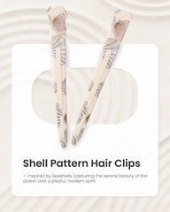 4Pcs Sectioning Hair Clips(Shell Pattern)