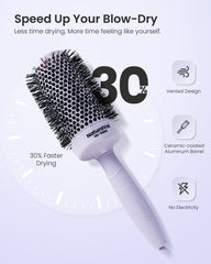 Naturavol Nylon Bristle Round Brush (Morandi Color)