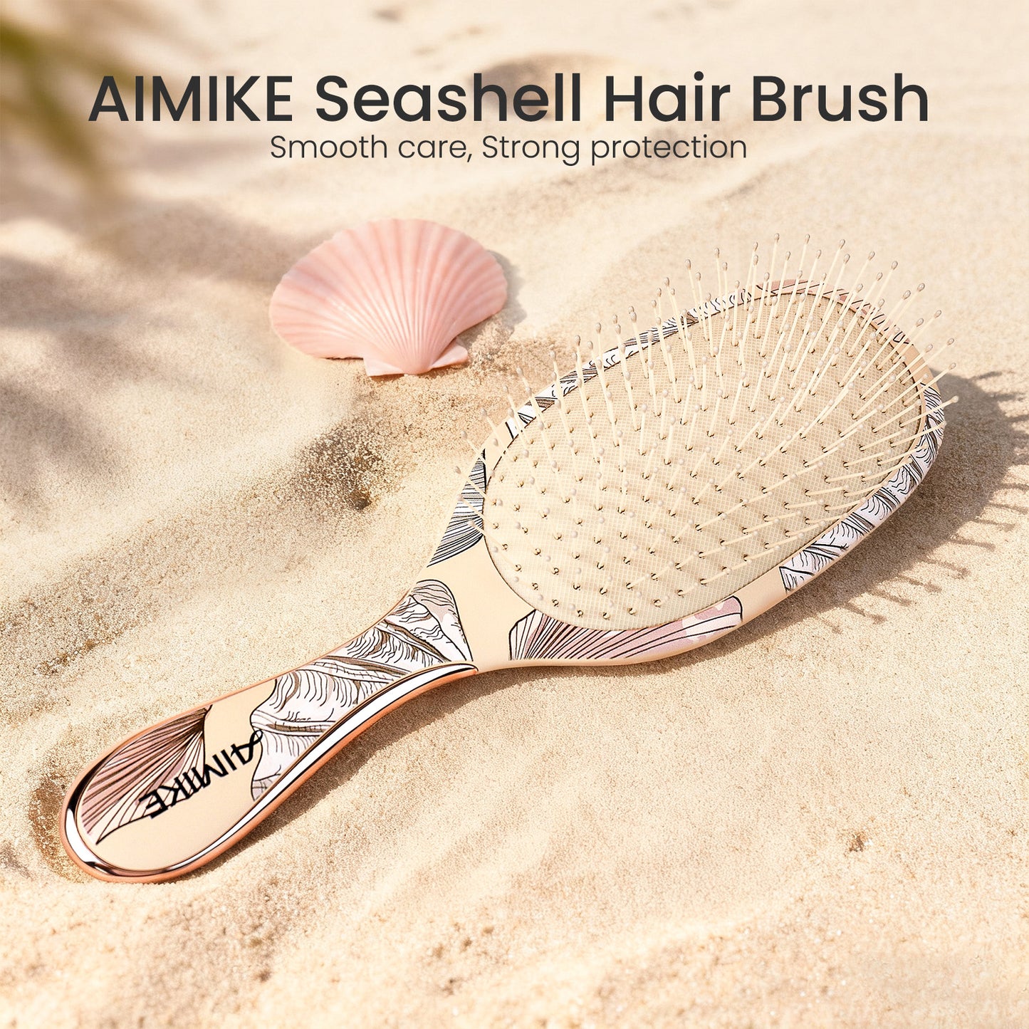 Air Cushion Detangling Brush - Seashell