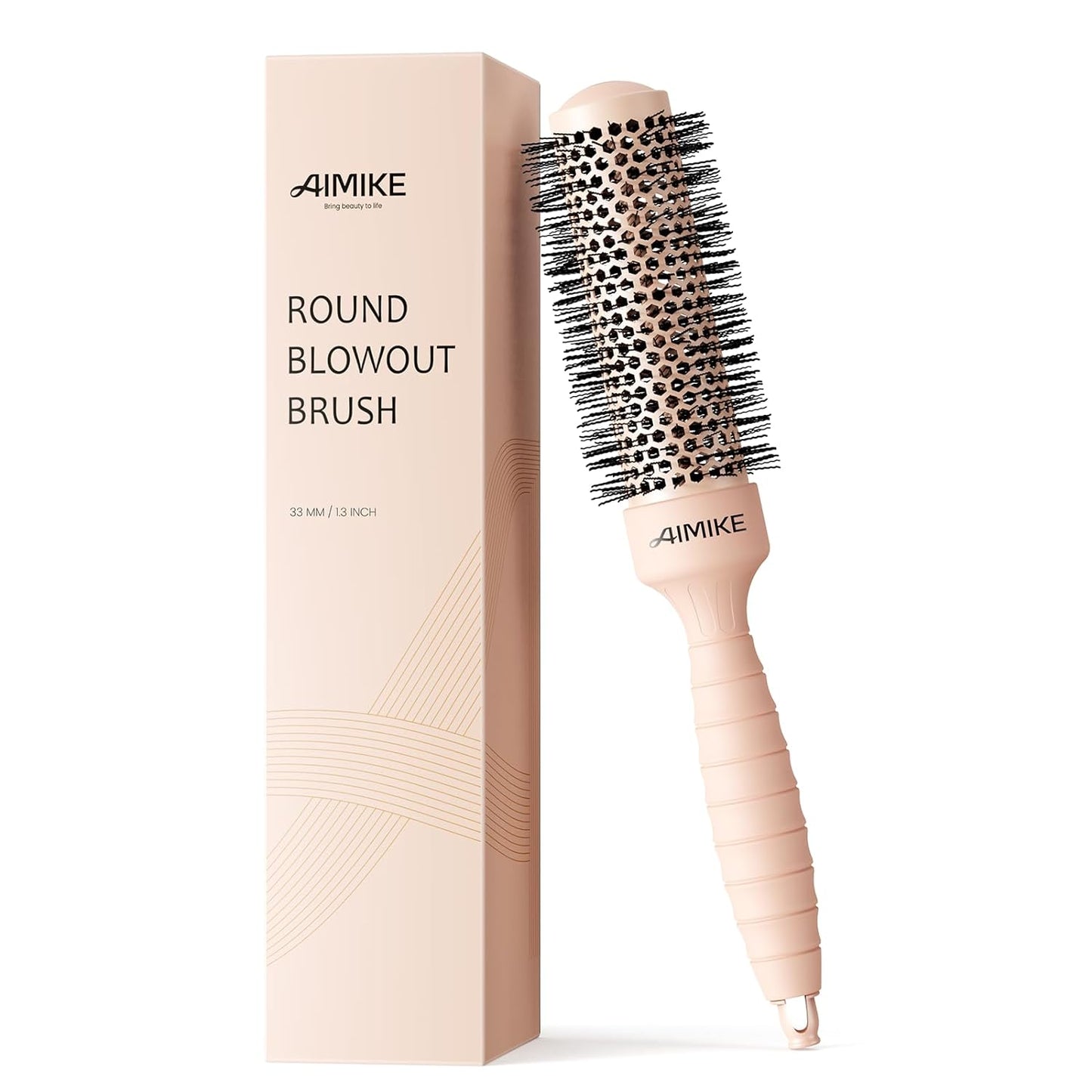 Round Brush for Blow Out (Pink)