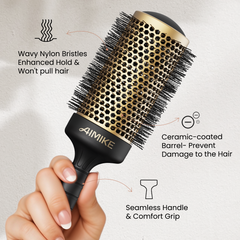 Round Brush for Blow Out (Black/ Ship to US only)