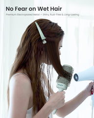 6Pcs Hair Clips for Styling(Sage Green)