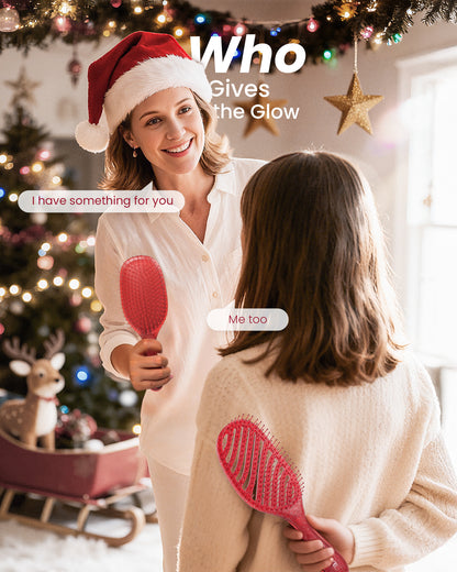 AIMIKE 2pcs Detangling Brush Gift Set