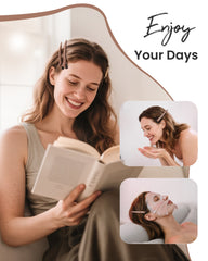 6Pcd Extended Sectioning Hair Clips(Mocha Mousse)