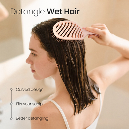 Vented Detangling Brush - Rose Luxe