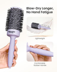 Naturavol Nylon Bristle Round Brush (Morandi Color)
