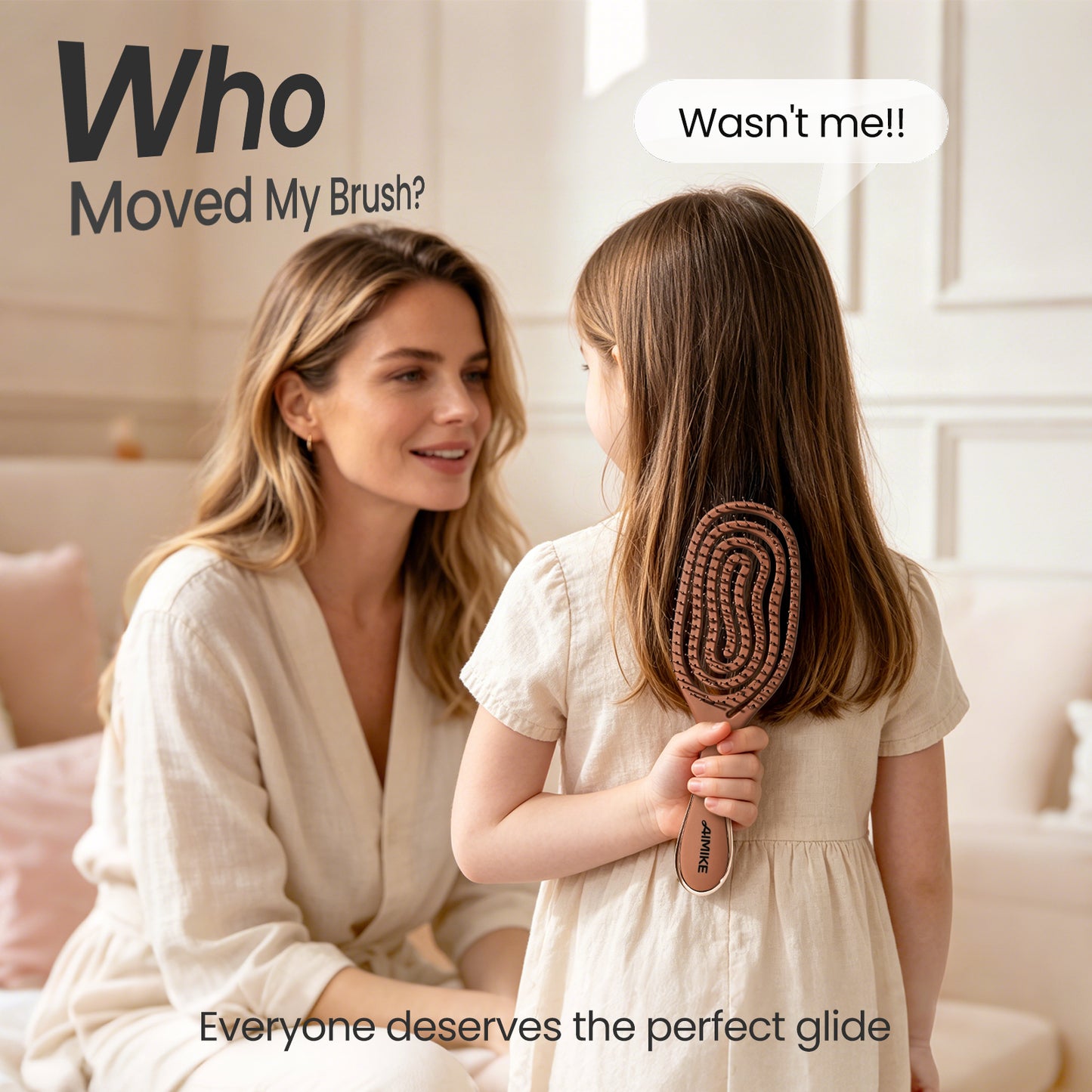SpiraFlexi Adaptive Vented Detangling Brush - Velvet Mocha