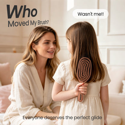 SpiraFlexi Adaptive Vented Detangling Brush - Velvet Mocha
