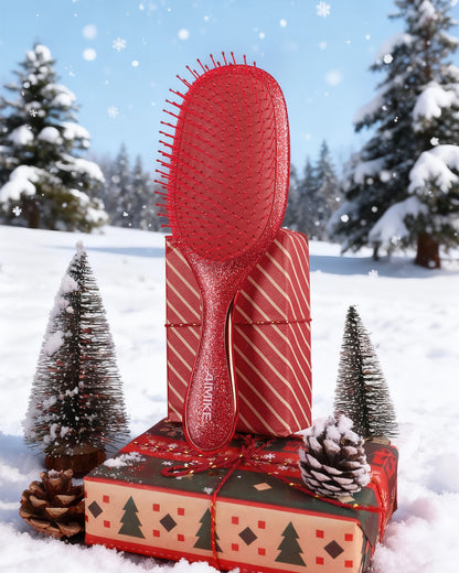 Air Cushion Detangling Brush - Glitter Ruby