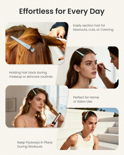 Pro Sectioning Hair Clips - 4.8" Extended Design