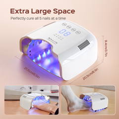 BOLASEN Cordless Rechargeable UV Nail Lamp(P30)