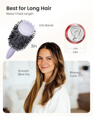 Naturavol Nylon Bristle Round Brush (Morandi Color)