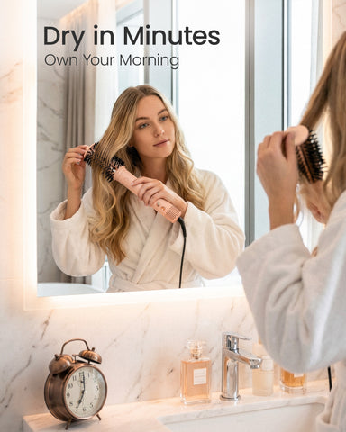 HyperFlow High Speed Hot Air Round Brush（US Only）