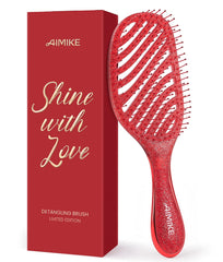 Vented Detangling Brush for Faster Drying & Easy Styling