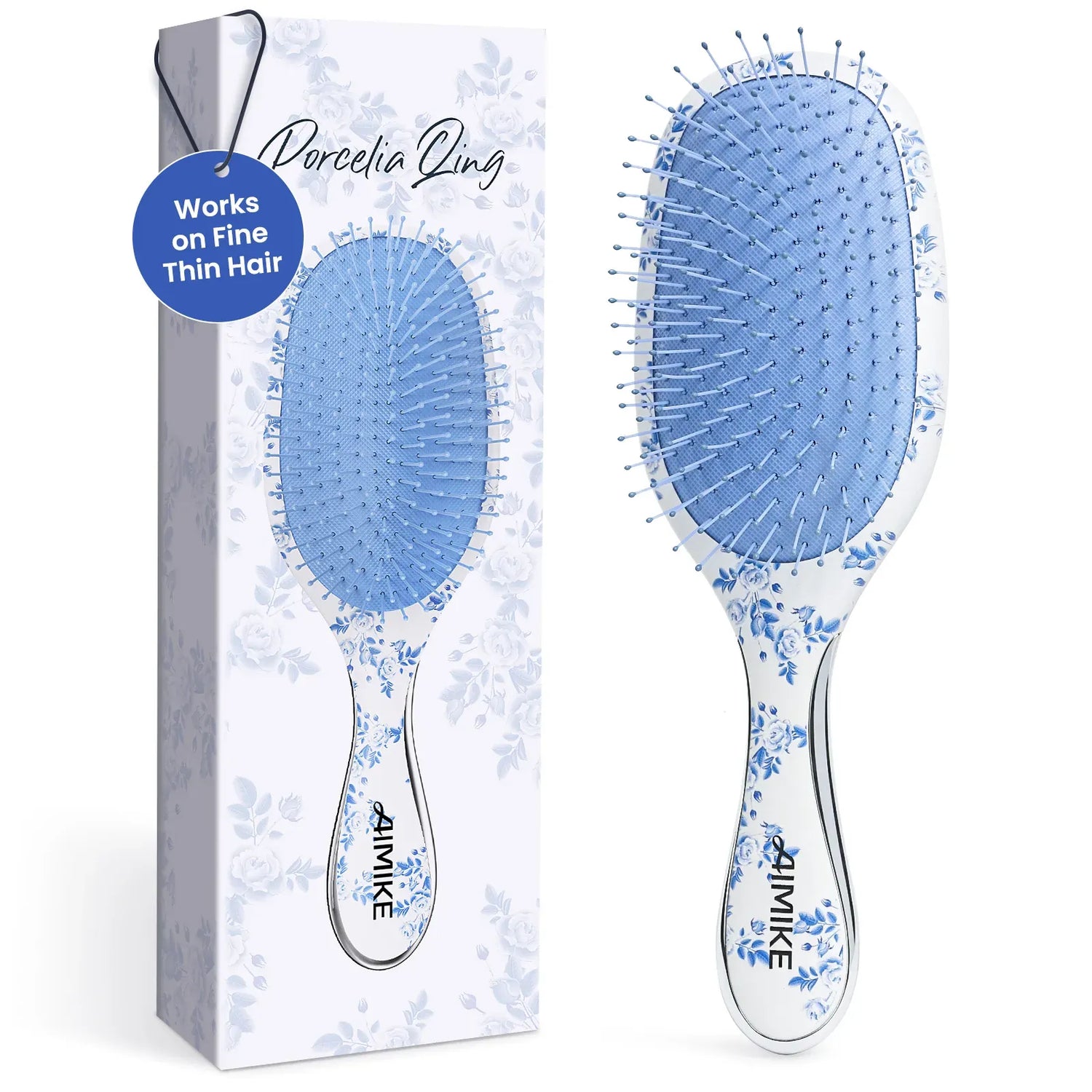 FlexGlide Air Cushion Detangling Brush - Porcelia Qing