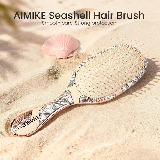 FlexGlide Air Cushion Detangling Brush - Seashell