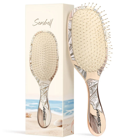 FlexGlide Air Cushion Detangling Brush - Seashell
