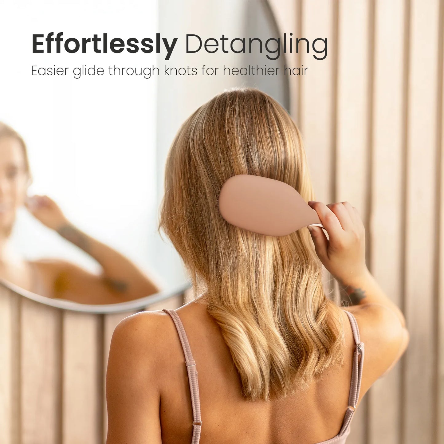 Air Cushion Detangling Brush - Mocha Mousse