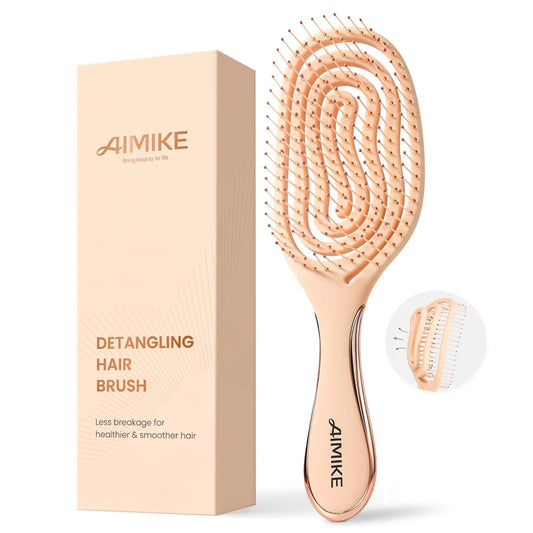 SpiraFlexi Adaptive Vented Detangler Brush - Rose Gold