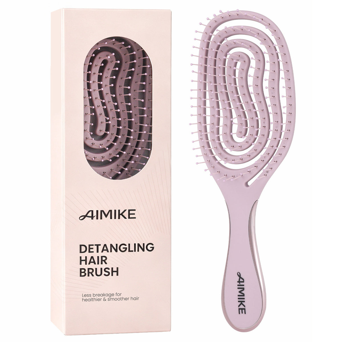 SpiraFlexi Adaptive Vented Detangler Brush - Purple