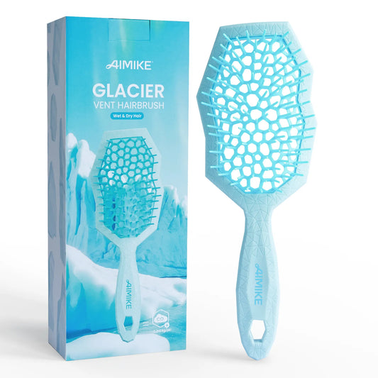 Glacier Detangling Brush - Blue