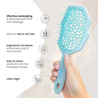 Glacier Detangling Brush - Blue