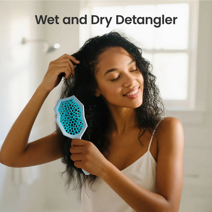 Glacier Detangling Brush - Blue