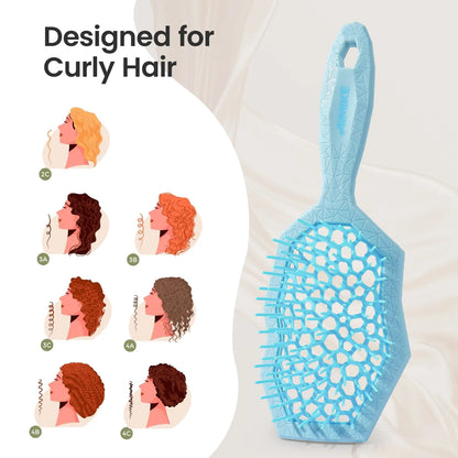 Glacier Detangling Brush - Blue