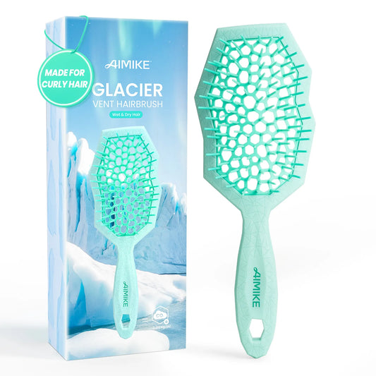 Glacier Detangling Brush - Green