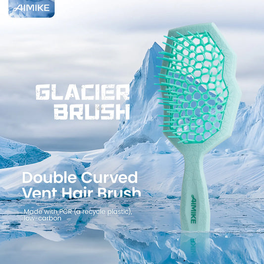 Glacier Detangling Brush - Green