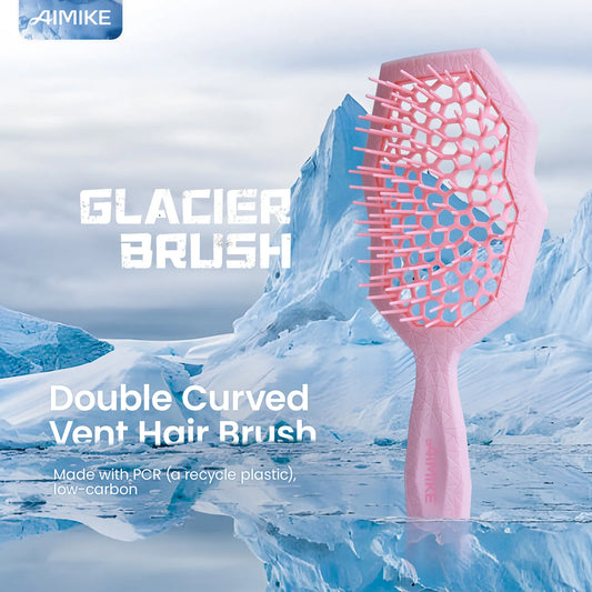 Glacier Detangling Brush - Pink
