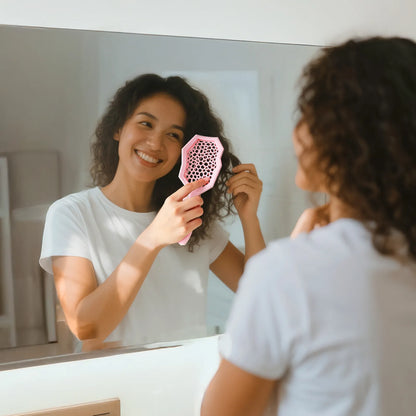 Glacier Detangling Brush - Pink
