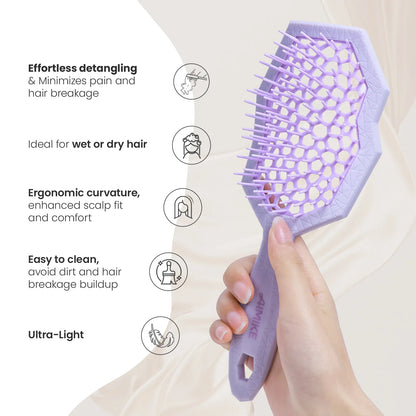 Glacier Detangling Brush - Purple
