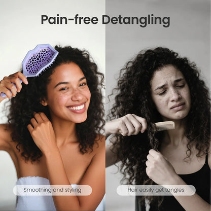 Glacier Detangling Brush - Purple