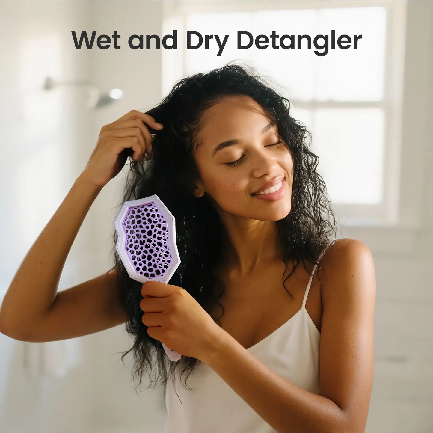 Glacier Detangling Brush - Purple