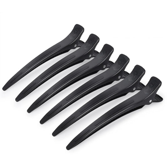 4.8" Pro Sectioning Hair Clips - Black