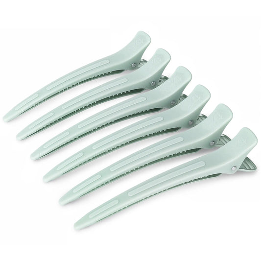 4.8" Pro Sectioning Hair Clips - Sage Green