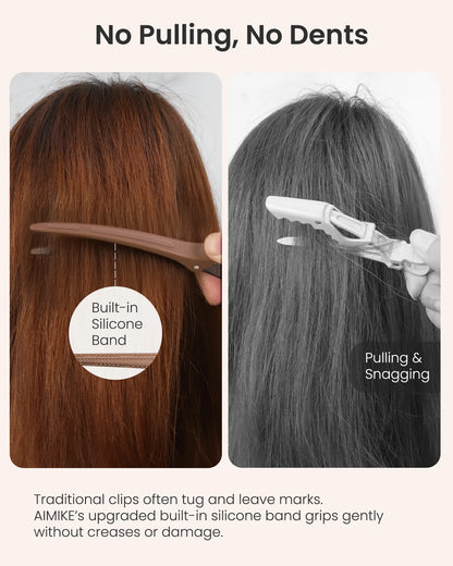 4.8" Pro Sectioning Hair Clips - Mocha Mousse
